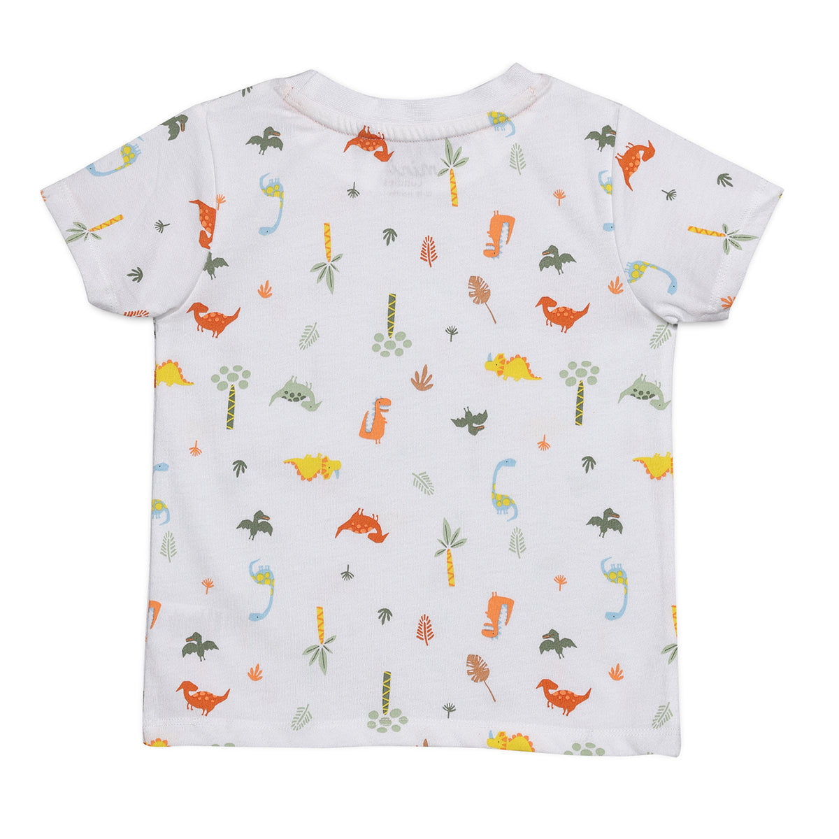 Baby Boys 3pk Dinosaur Print T-Shirts, Multicolour