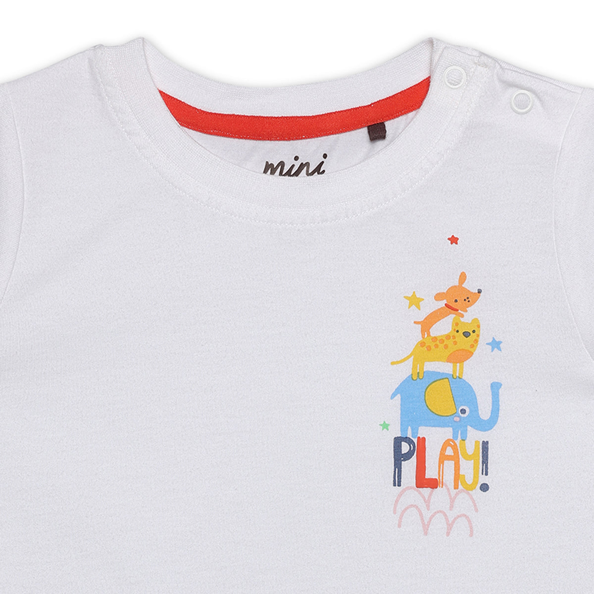Baby Boys 3pk Printed & Striped T-Shirts, Multicolour