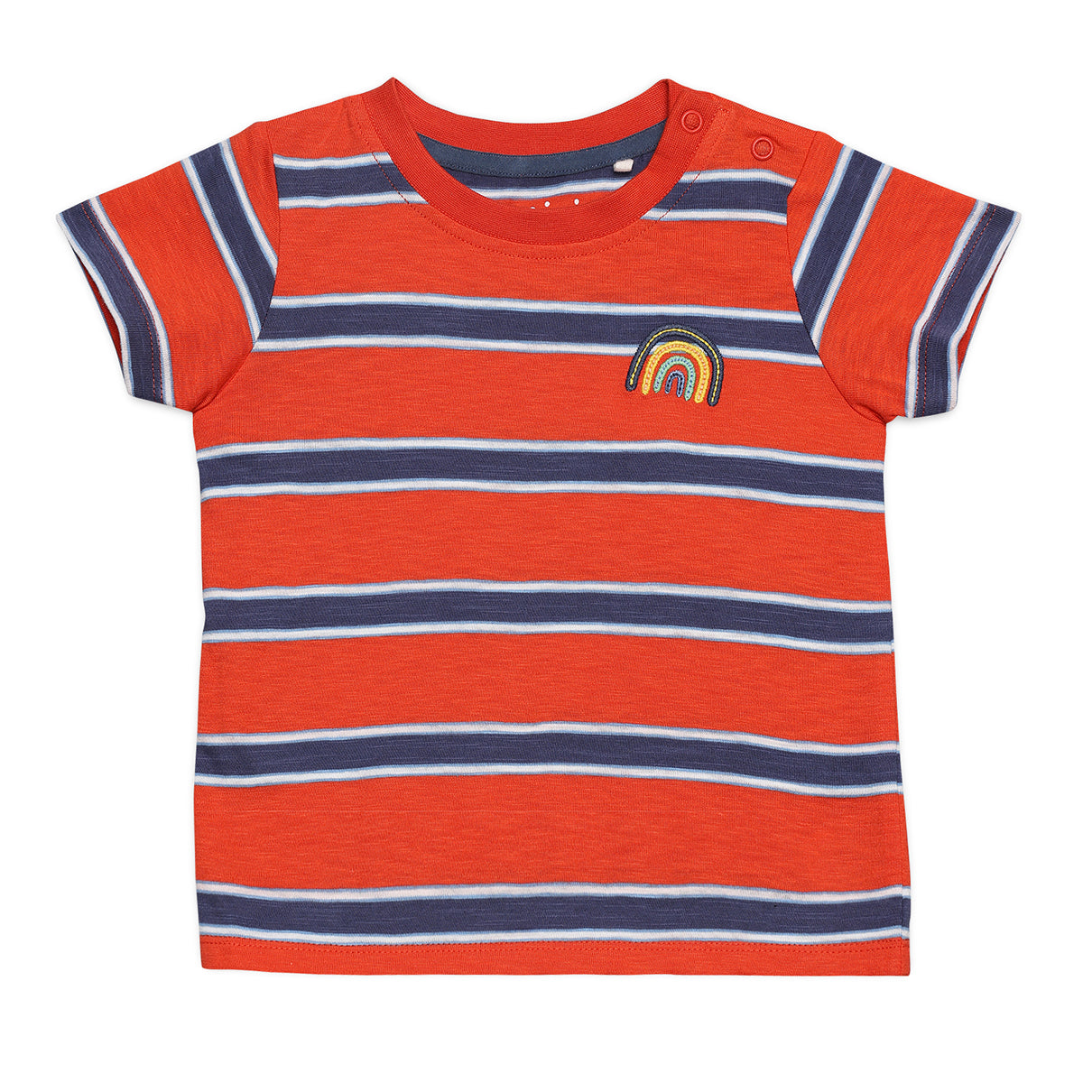 Baby Boys 3pk Printed & Striped T-Shirts, Multicolour