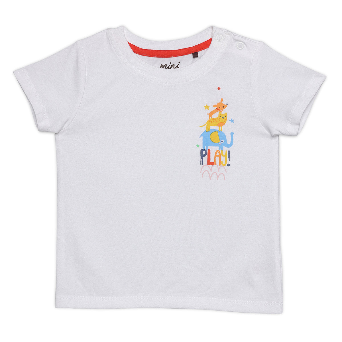 Baby Boys 3pk Printed & Striped T-Shirts, Multicolour
