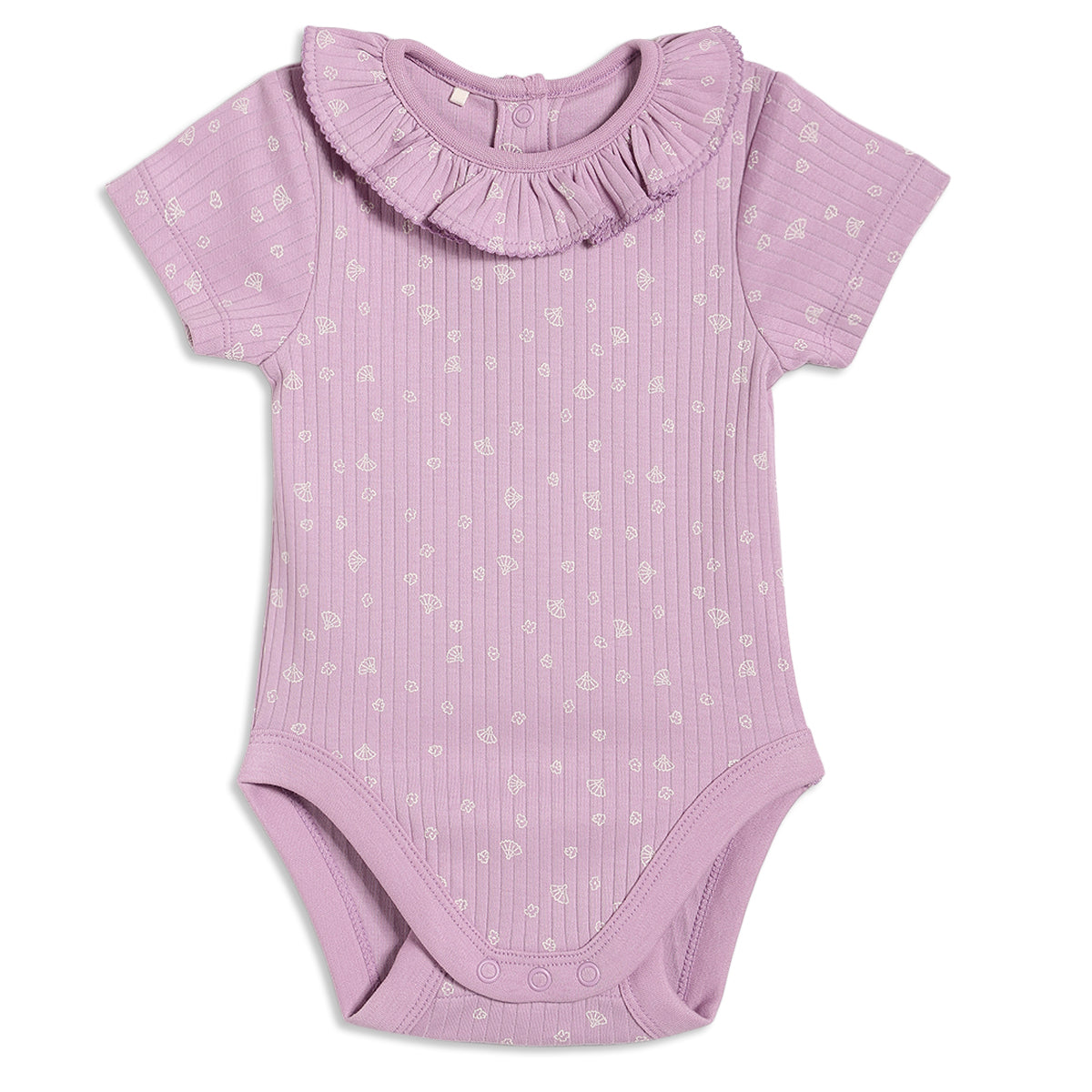 Baby Girls 3pk Floral Printed Bodysuits, Multicolour