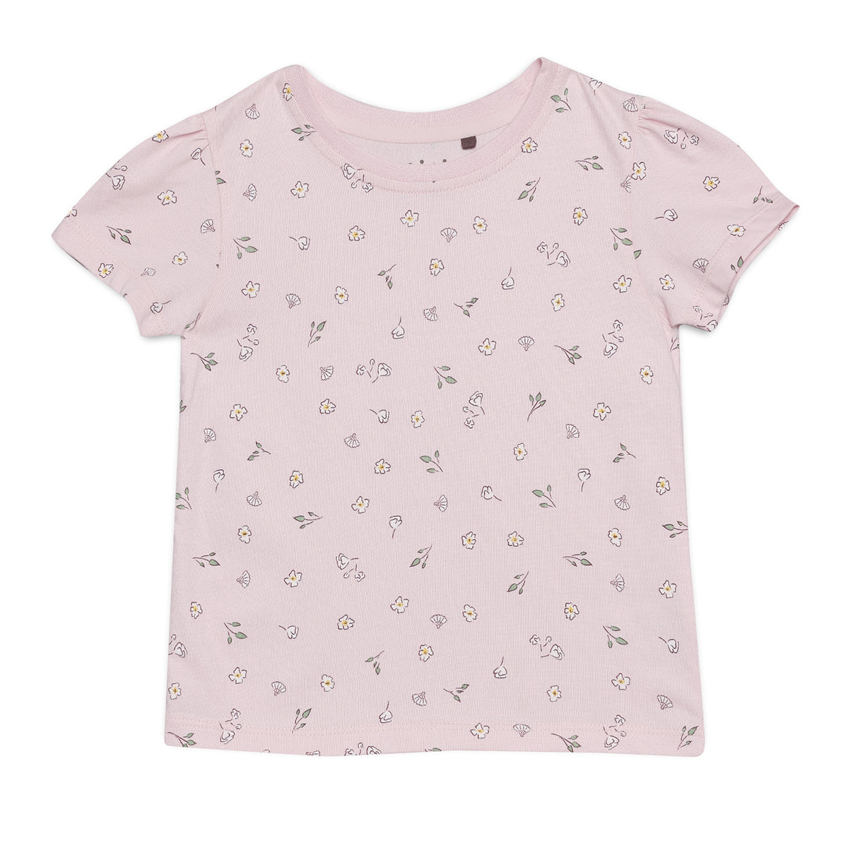 Baby Girls 3pk Floral Printed Tops, Multicolour