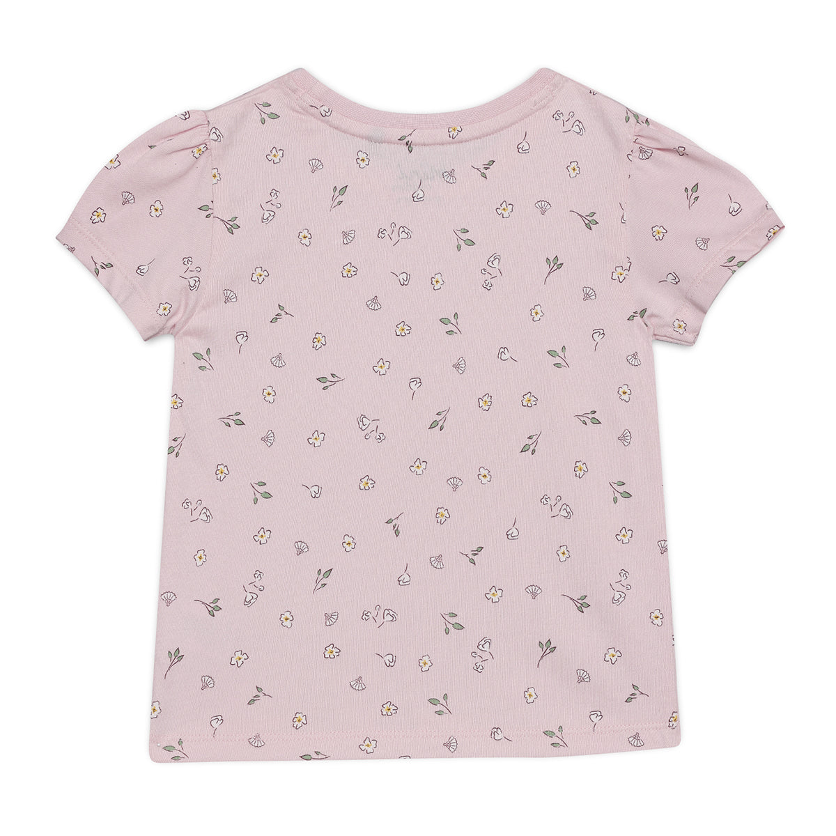 Baby Girls 3pk Floral Printed Tops, Multicolour