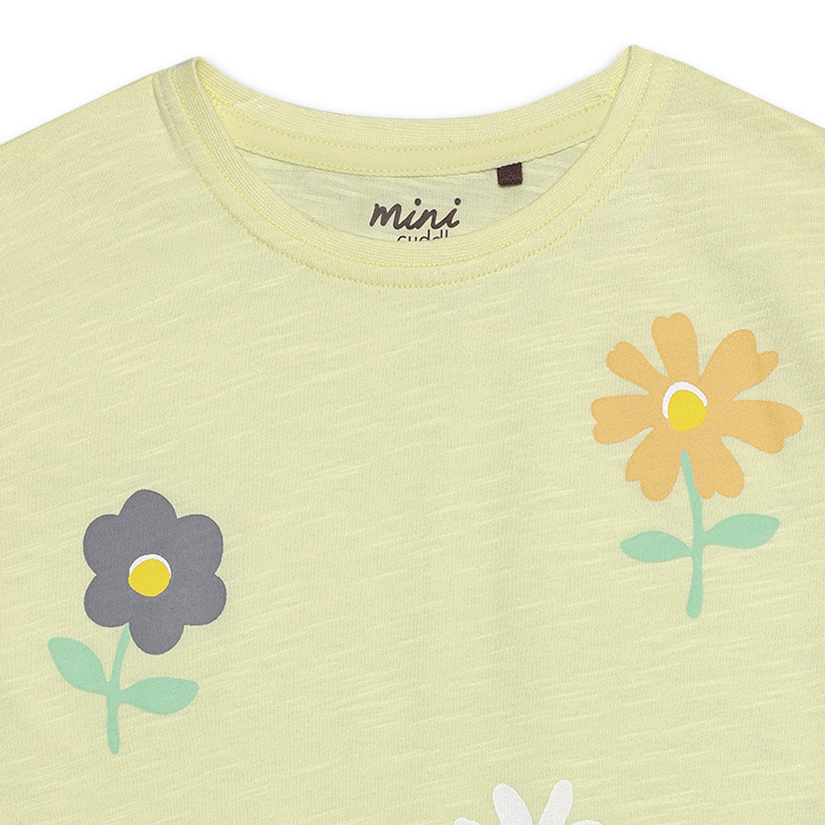 Baby Girls 3pk Floral Printed Knit Tops, Multicolour