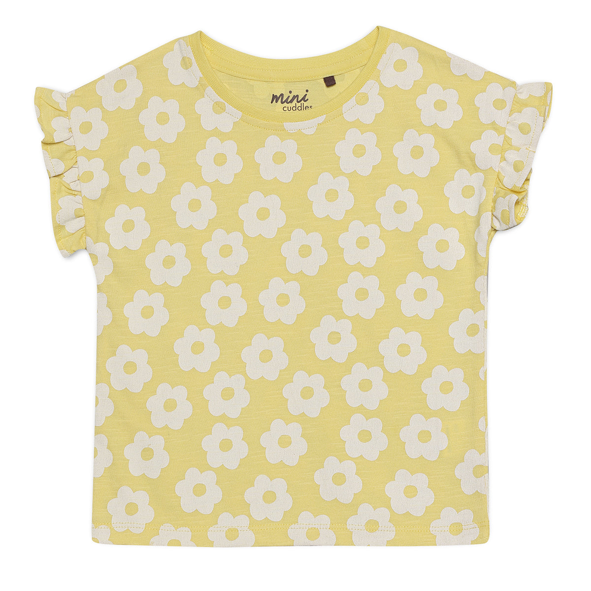 Baby Girls 3pk Floral Printed Knit Tops, Multicolour