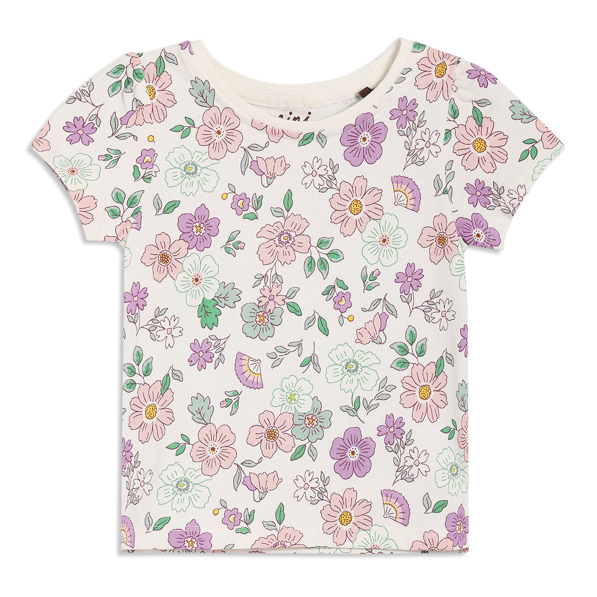Baby Girls Floral 2pc Pinny Set, Multicolour