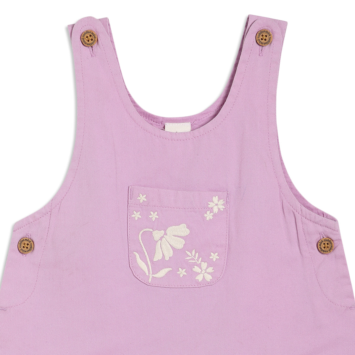 Baby Girls Floral 2pc Pinny Set, Multicolour