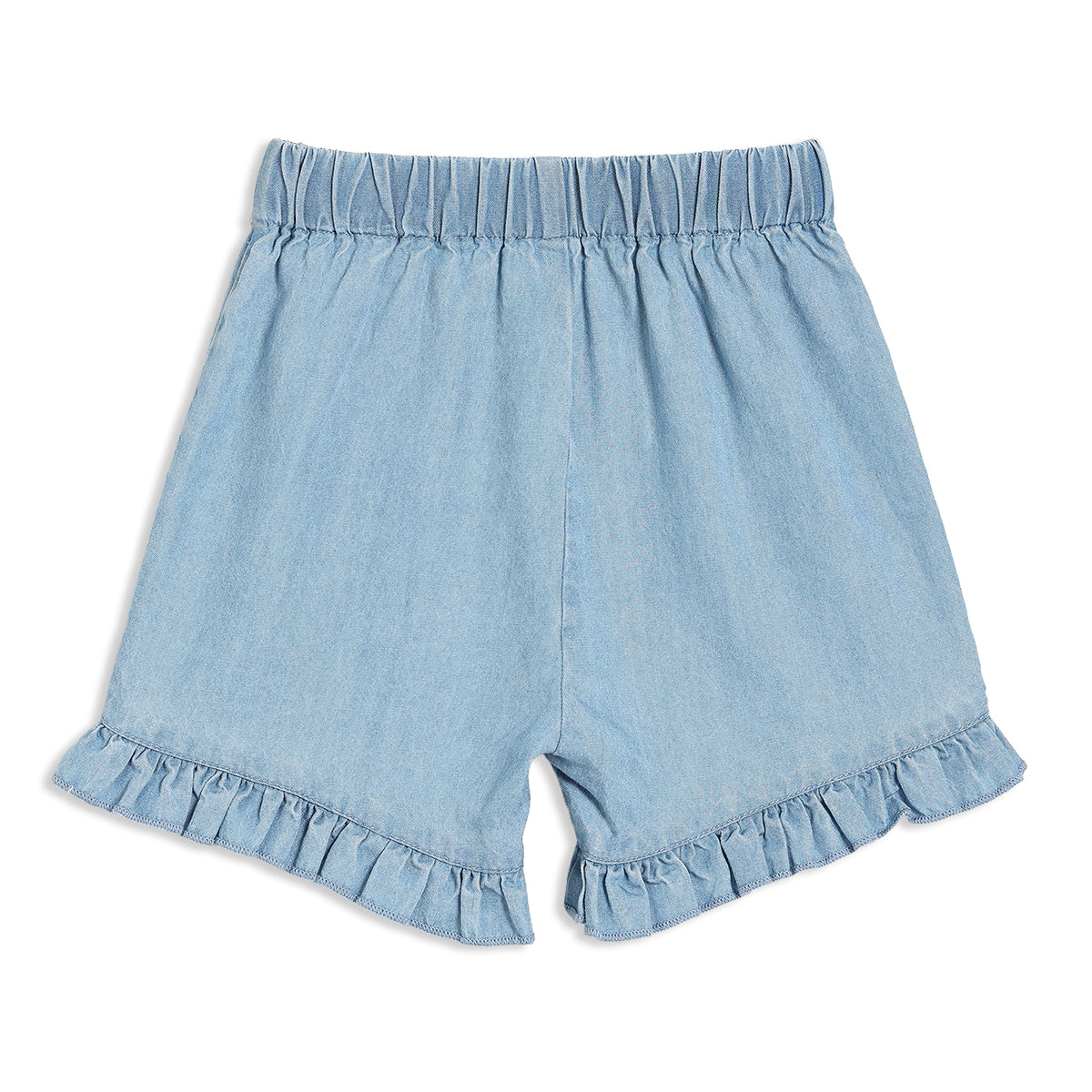 Baby Girls Floral Embroidered 2pc Set, Blue