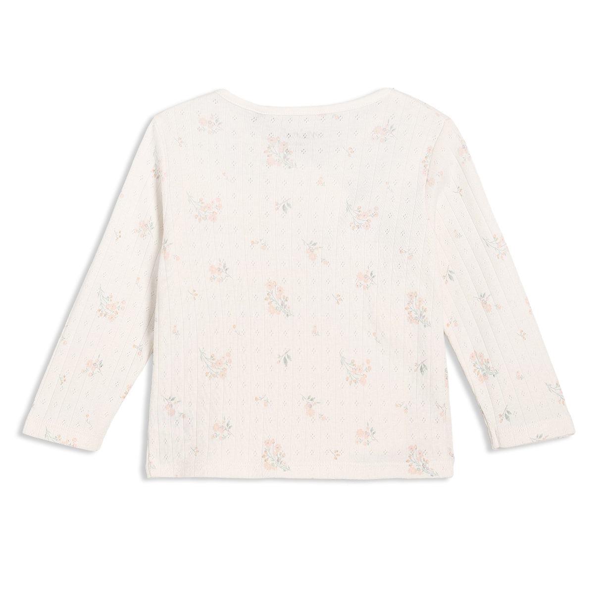 Baby Girls Floral Print 2pc Set, Off-White