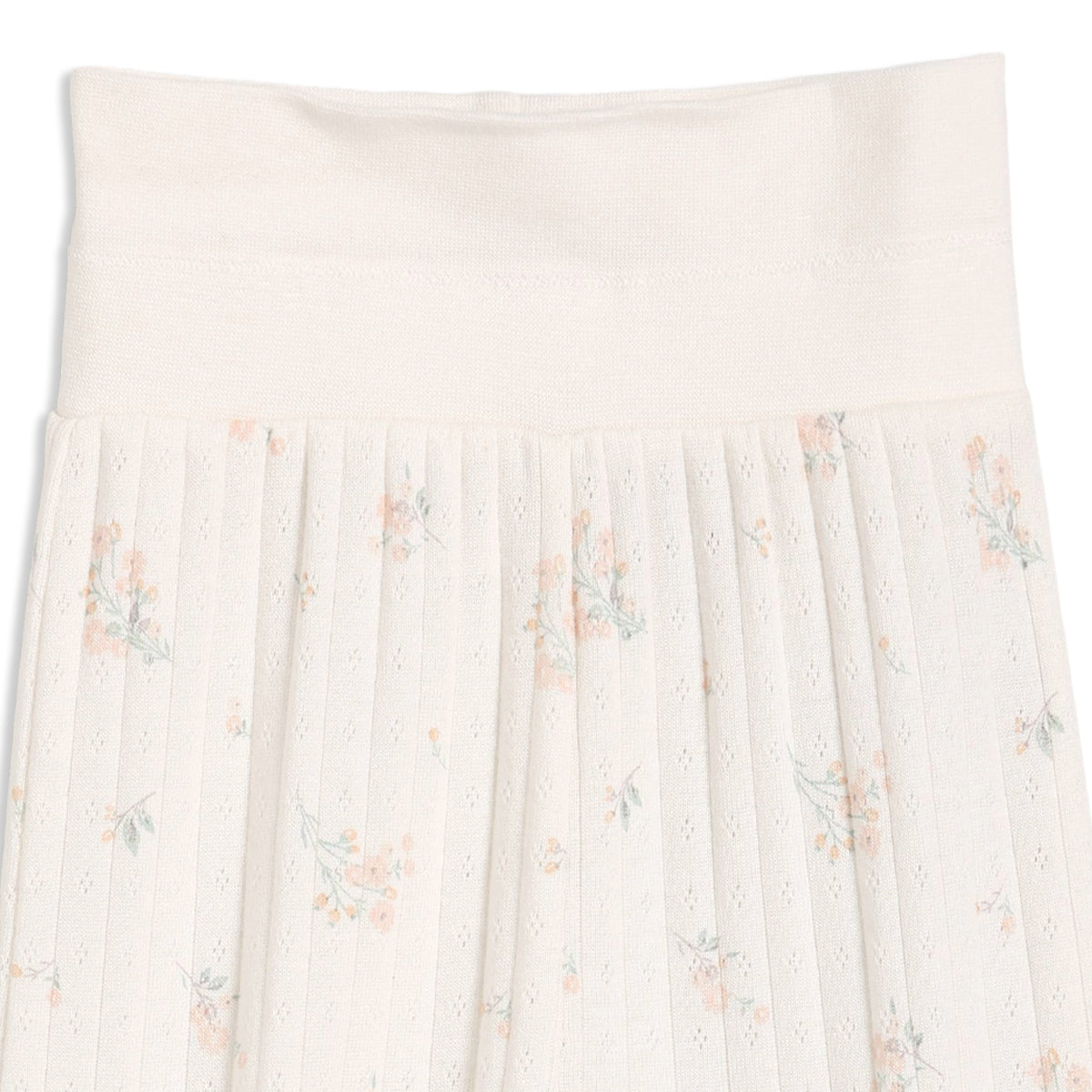 Baby Girls Floral Print 2pc Set, Off-White