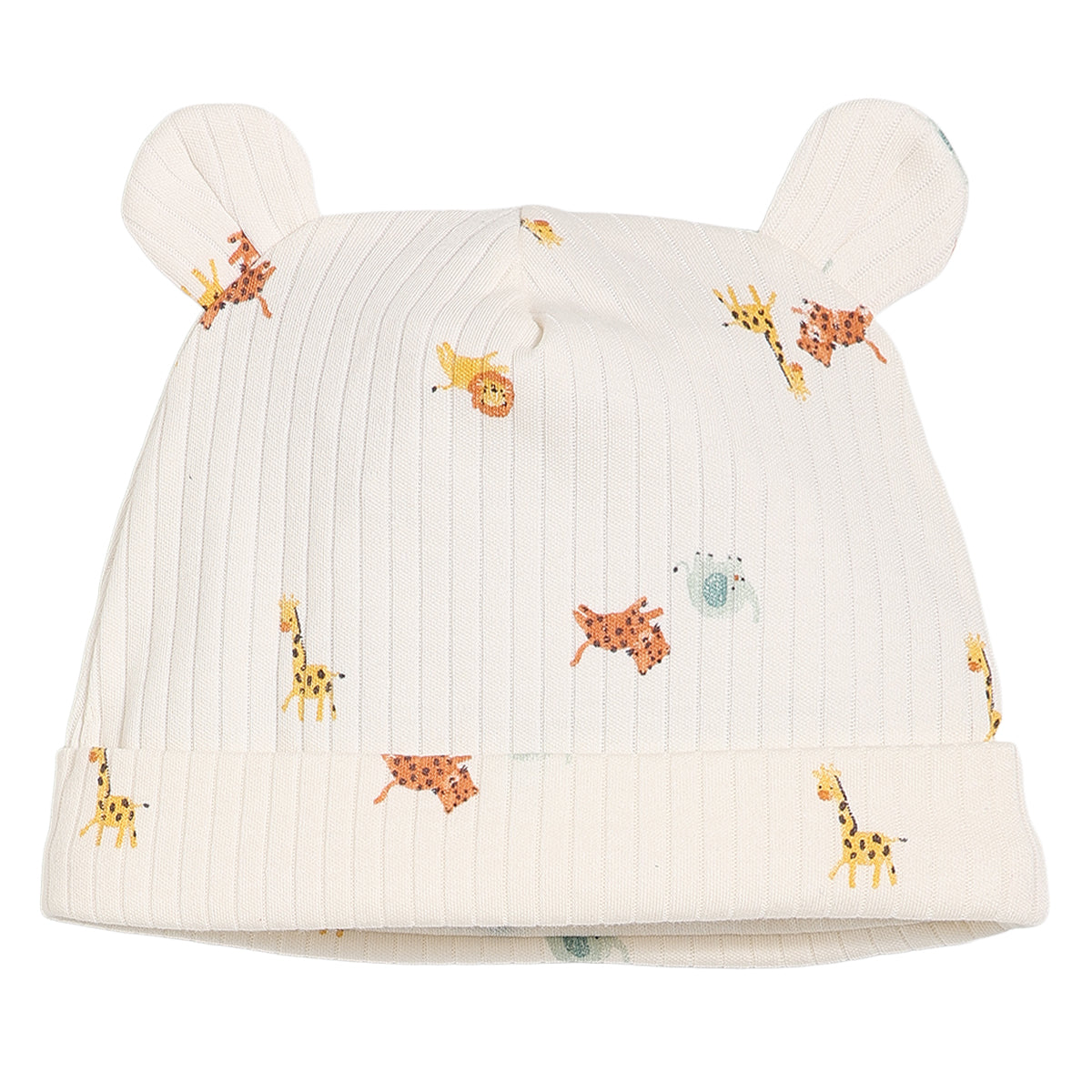 Baby Unisex Animal Print 3pc Essentials Gift Set, Multicolour