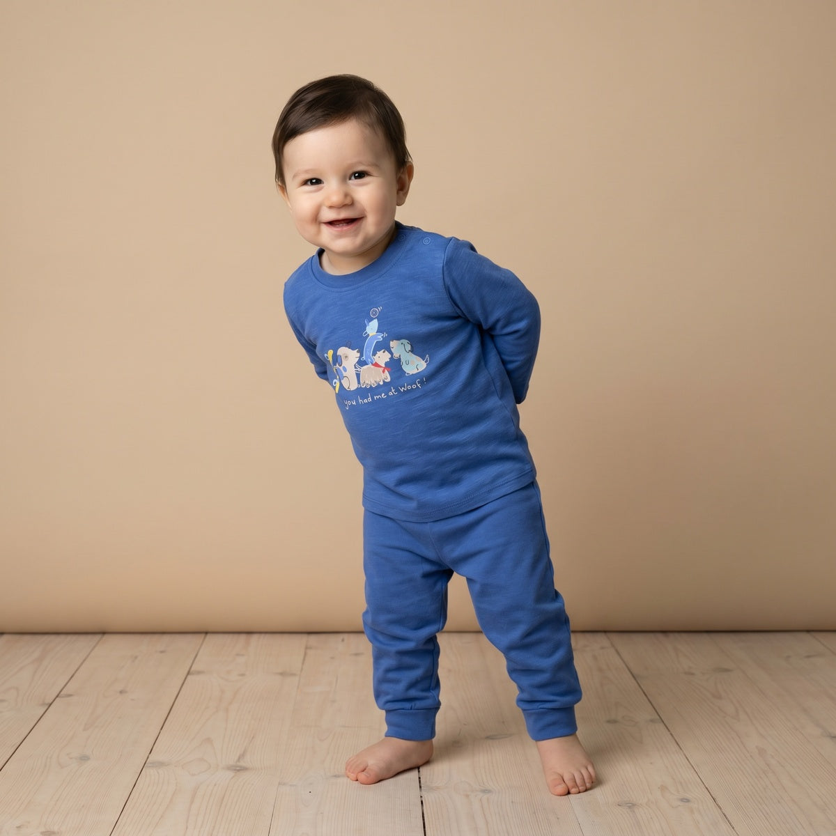 Baby Boys Printed 3pk Joggers, Multicolour