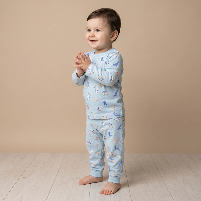 Baby Boys Printed 3pk Joggers, Multicolour