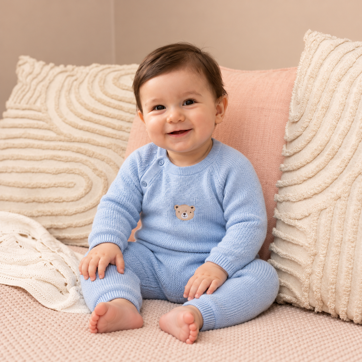 Little Bear Sleepsuit (Blue)