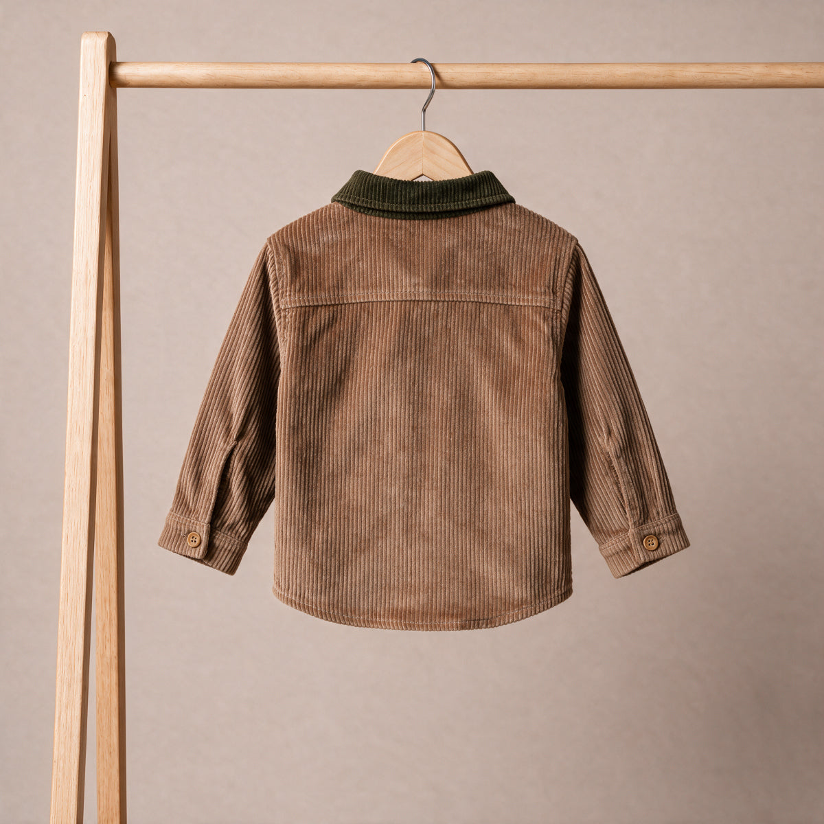 Boys Brown Single Shirt