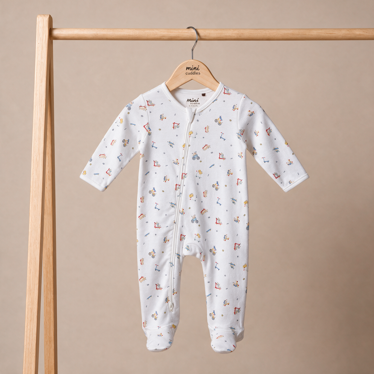 Boys White Single Sleep Suit