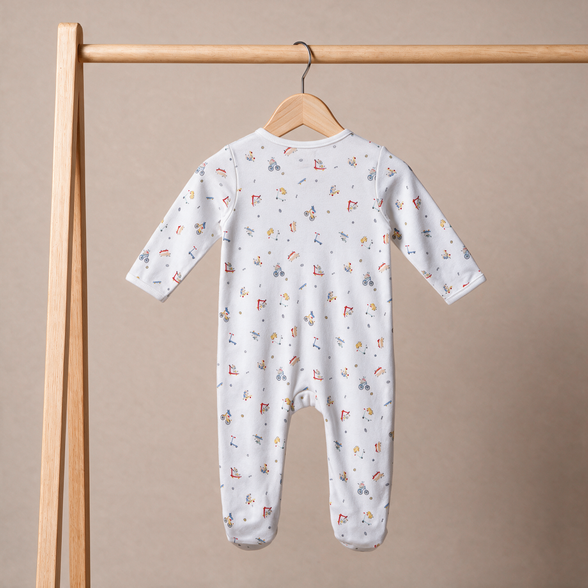 Boys White Single Sleep Suit