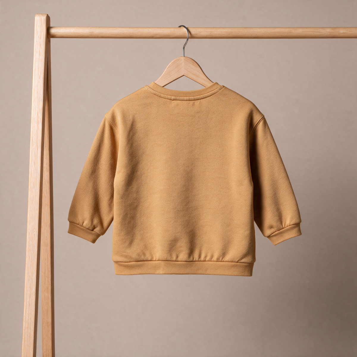 Boys Yellow Single Sweat Shirt