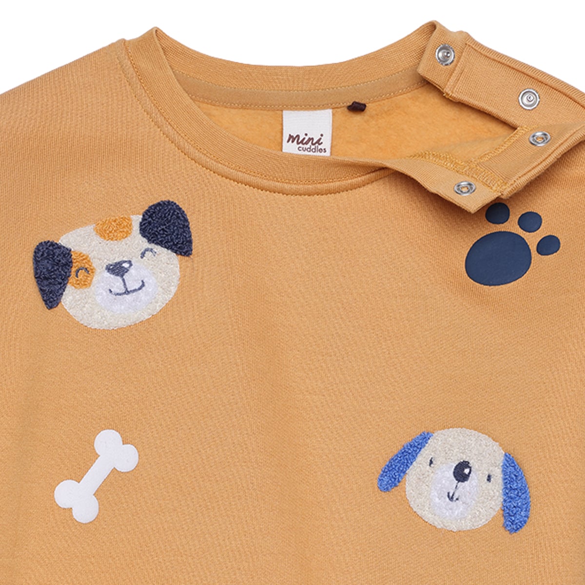 Boys Yellow Single Sweat Shirt