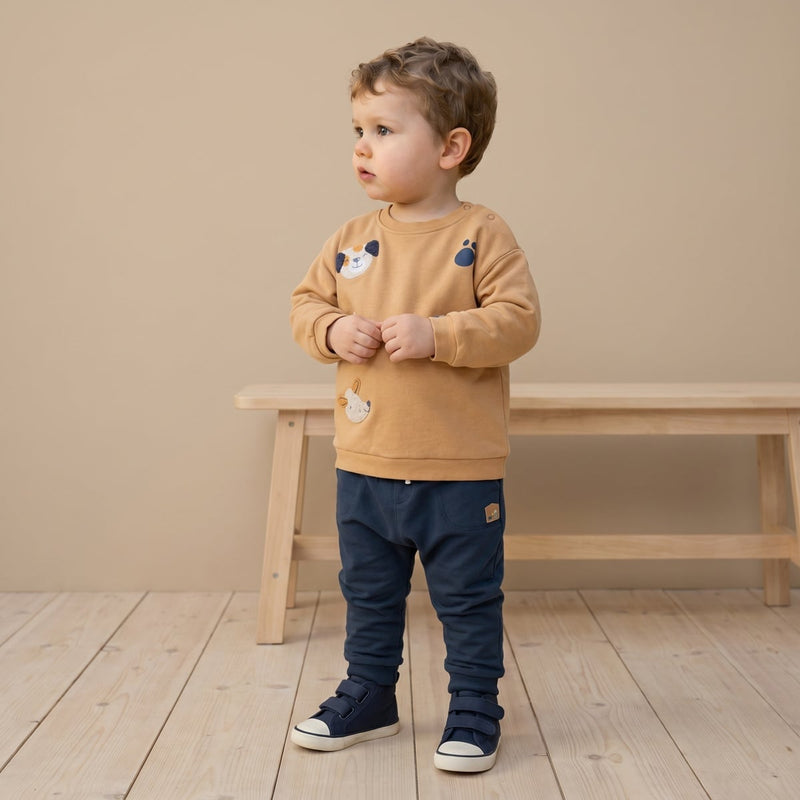 Boys Yellow Single Sweat Shirt