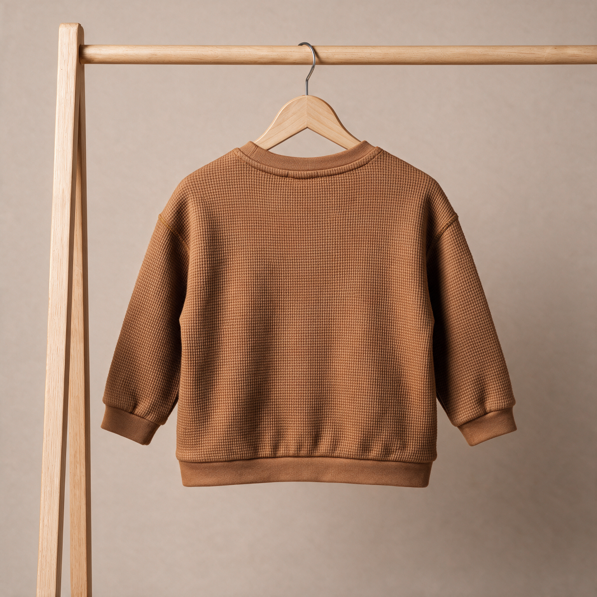 Boys Brown Single Sweat Shirt