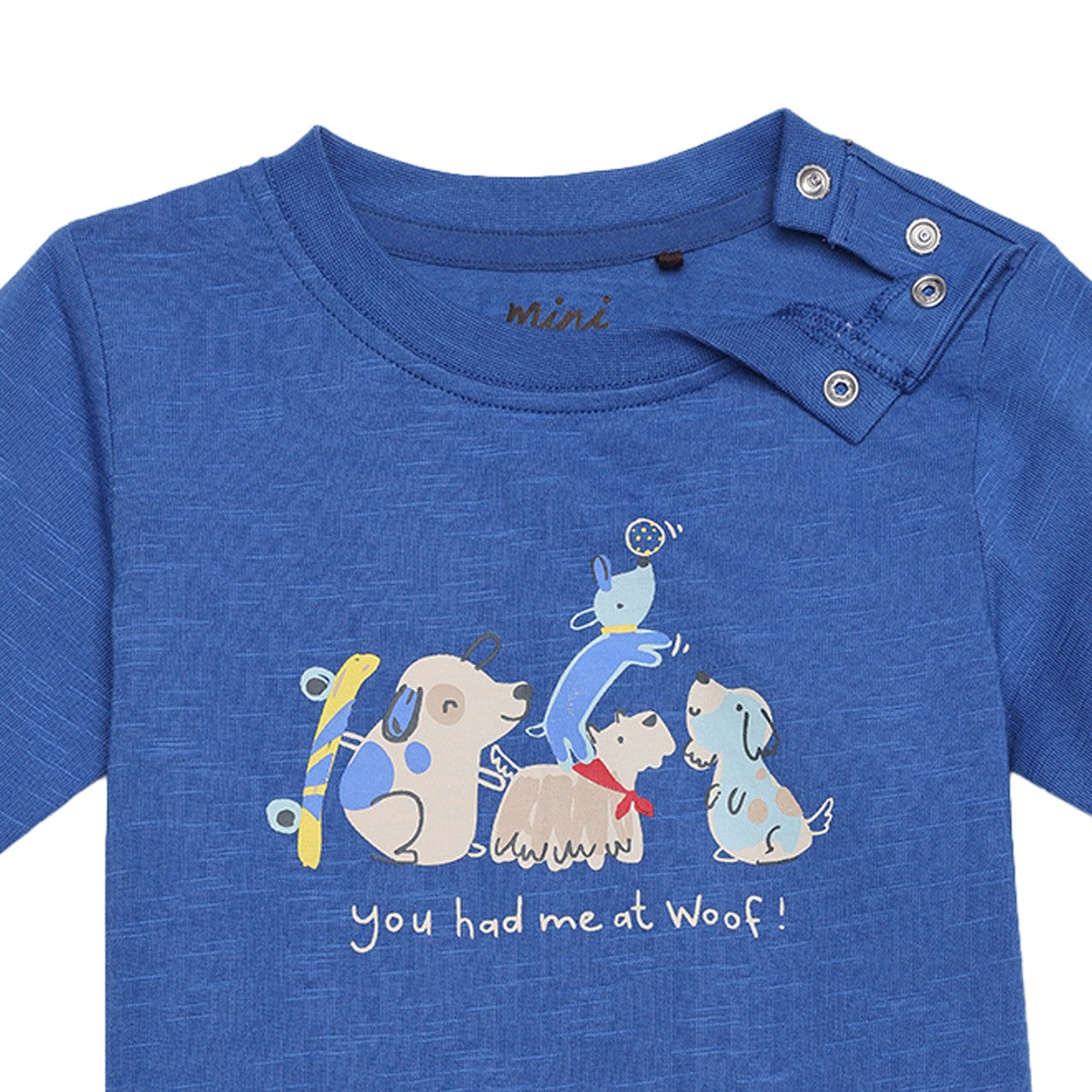 Baby Boys Dog-Themed Printed 3pk T-Shirts, Multicolour