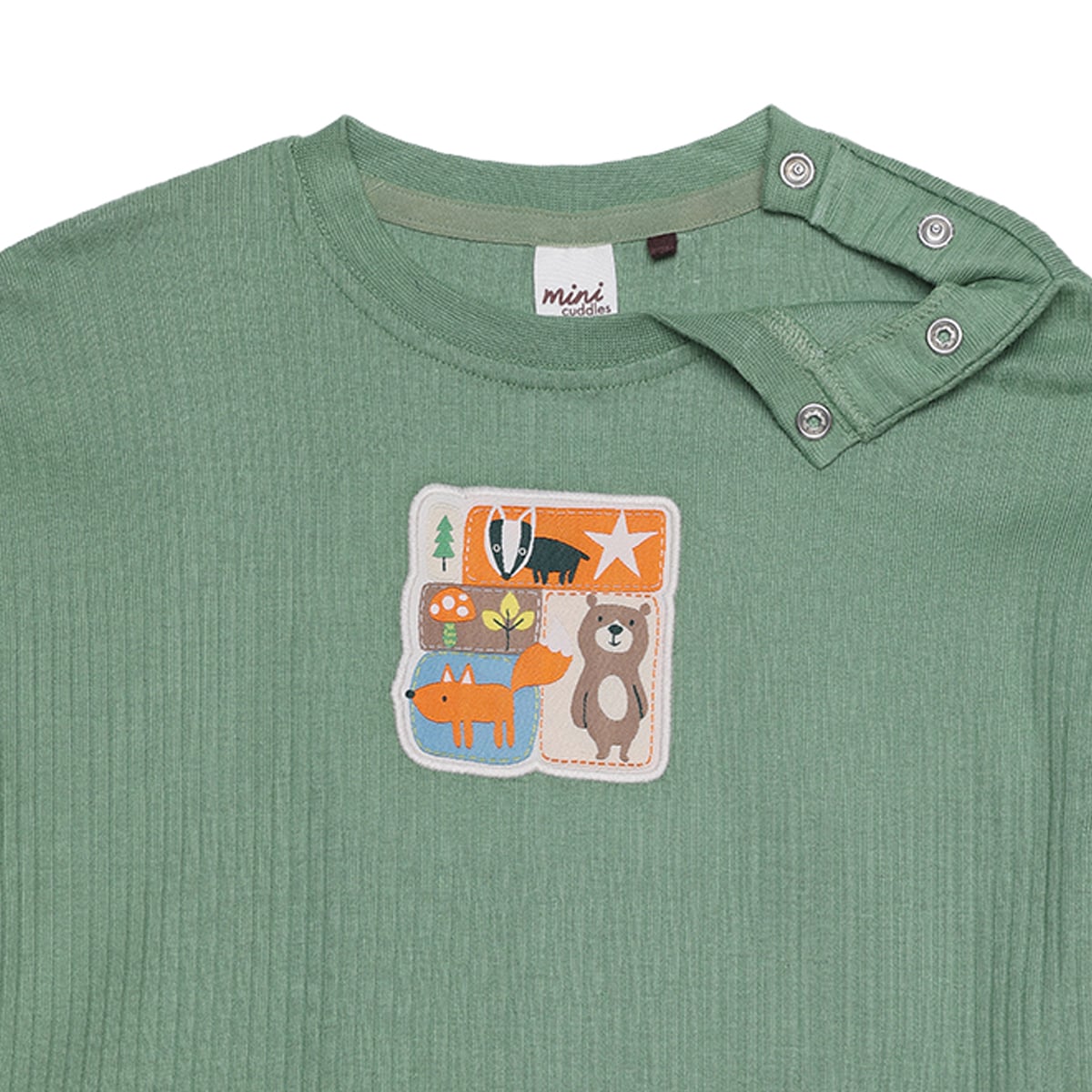 Boys Green Single T-Shirt