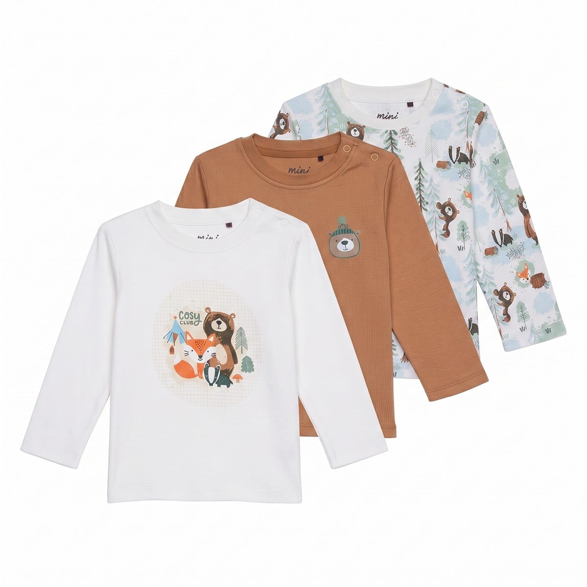 Boys Multi 3 Piece T-Shirt