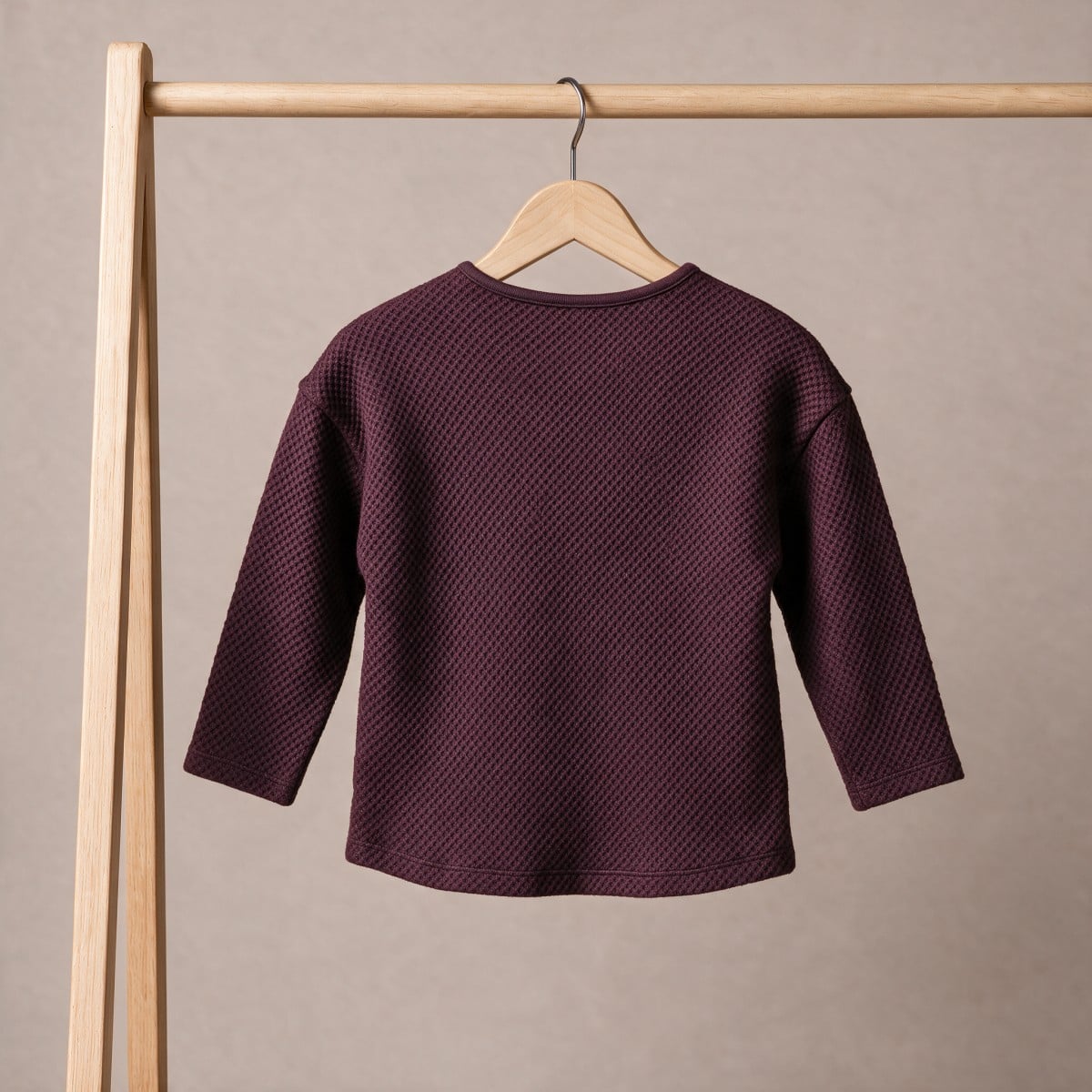 Girls Plum Single Knit Top