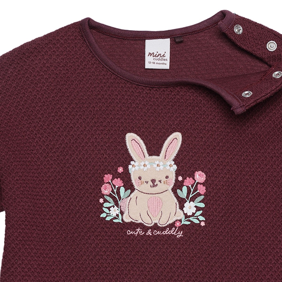 Girls Plum Single Knit Top