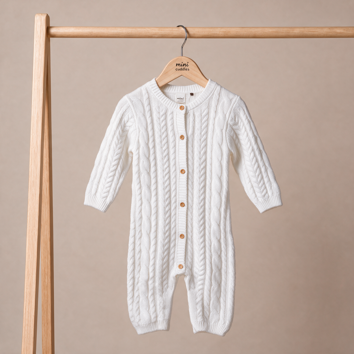 Girls White Single Romper