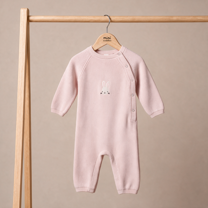 Girls Pink Single Romper