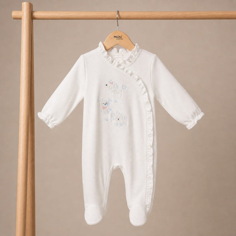 Girls White Single Sleep Suit