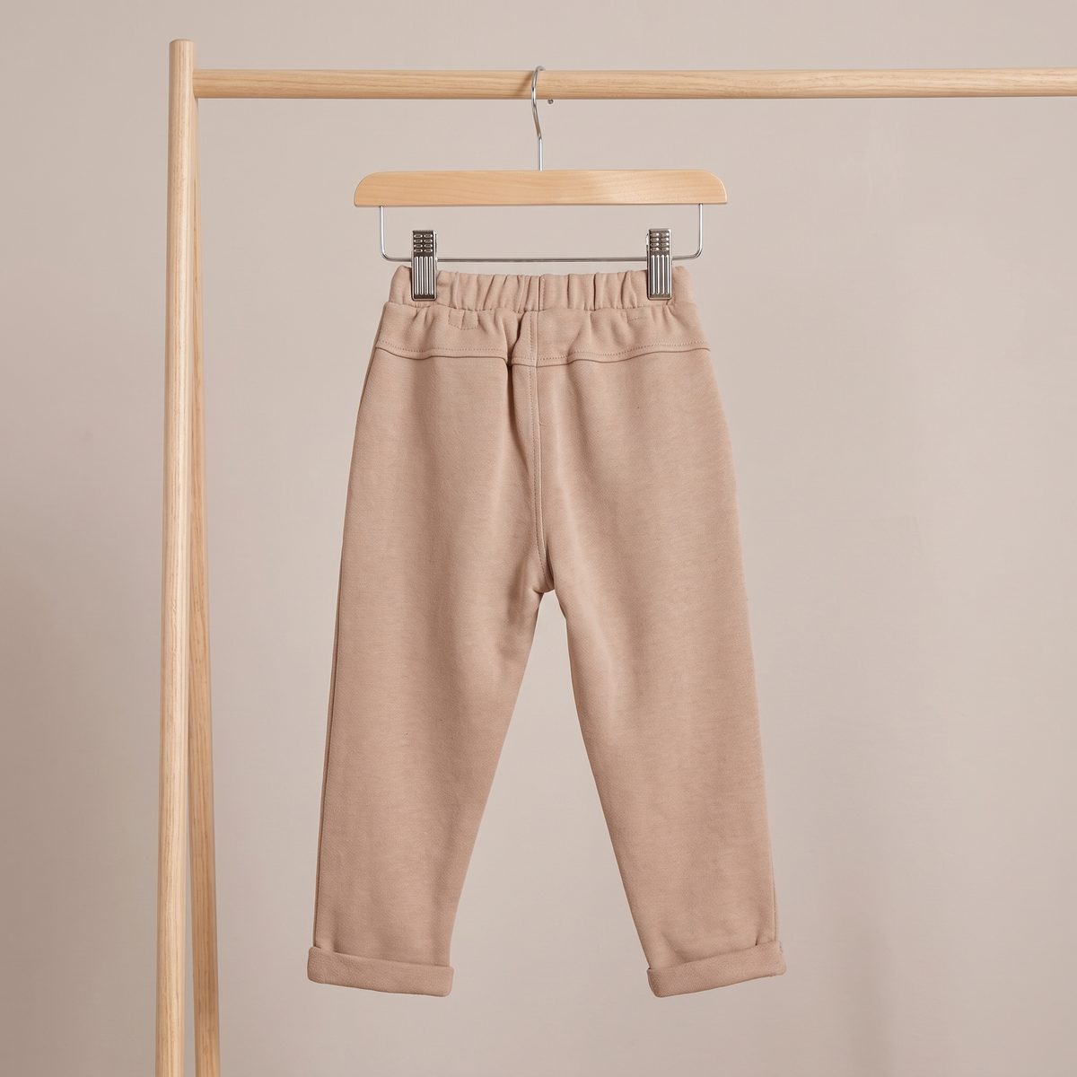 Unisex Brown Single Knit Bottom