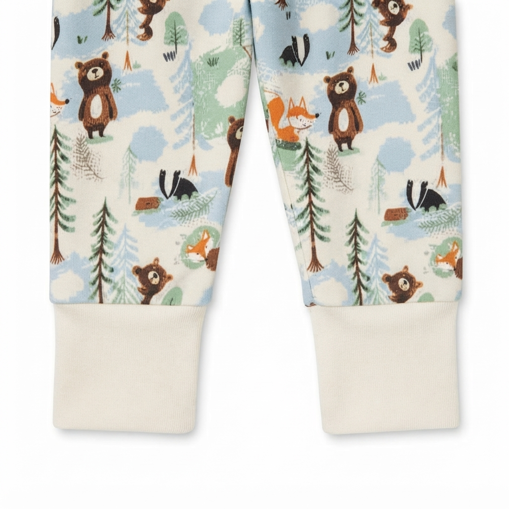 Baby Boys Printed 3pk Joggers, Multicolour