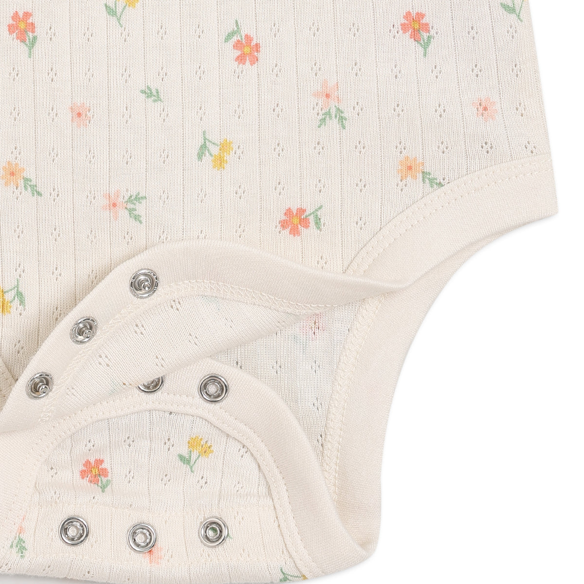 Baby Girls 3pk Floral Printed Bodysuits, Multicolour