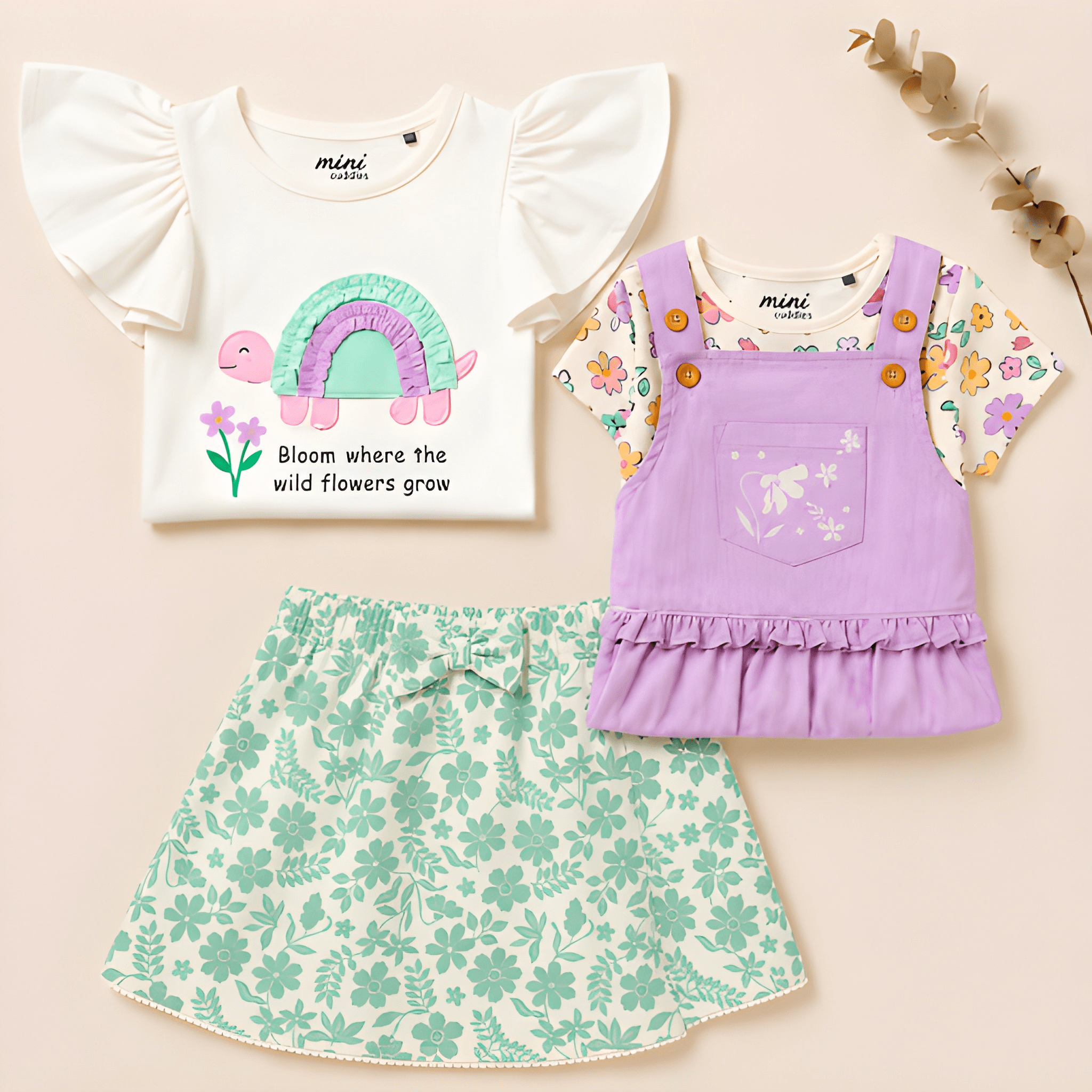 Baby Girls Mix & Match Collection | Floral Styles & Everyday Outfits