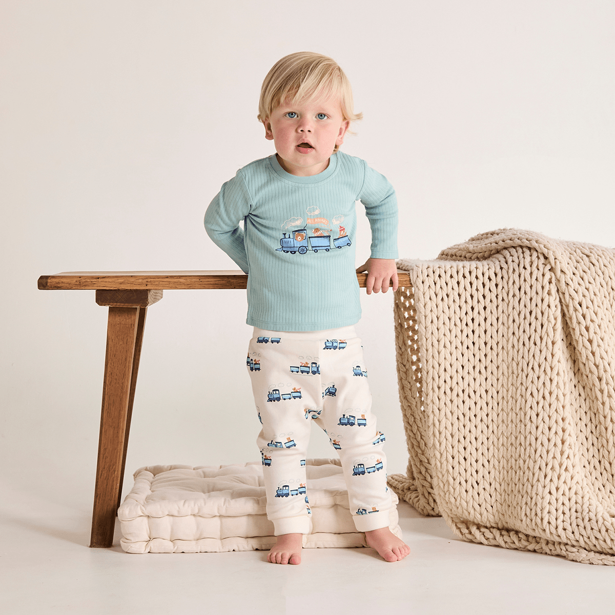 Baby Boys 3pk Printed Joggers, Multicolour - Minicuddles