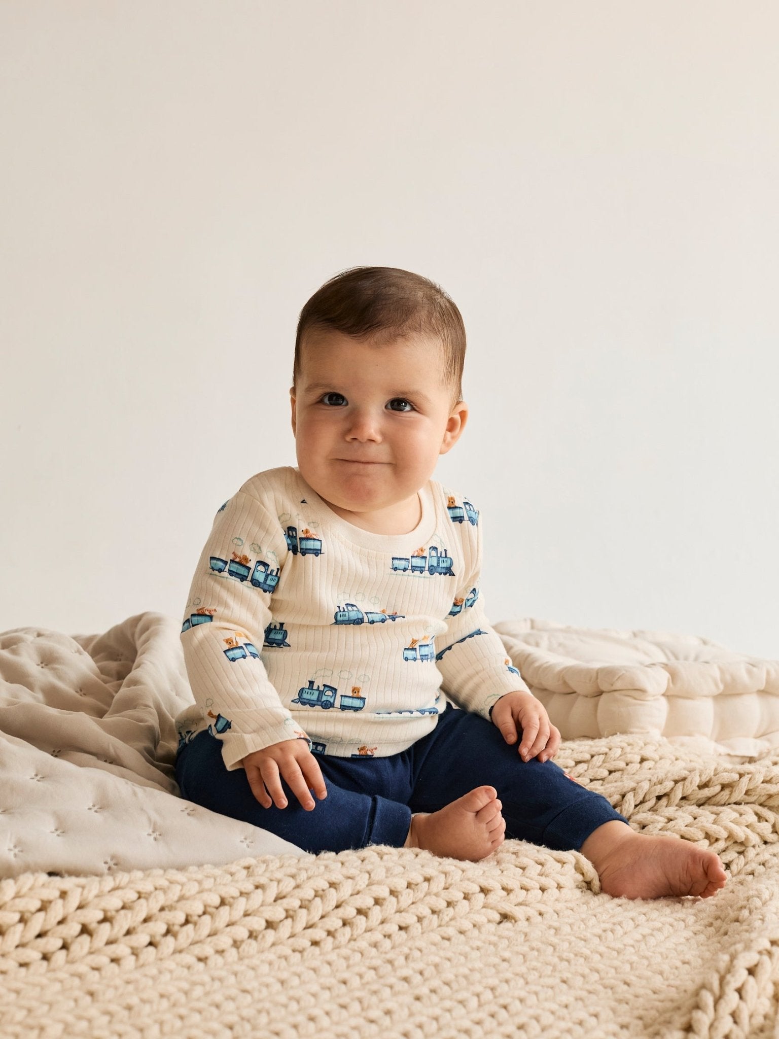 Baby Boys 3pk Printed T-Shirt, Multicolour - Minicuddles
