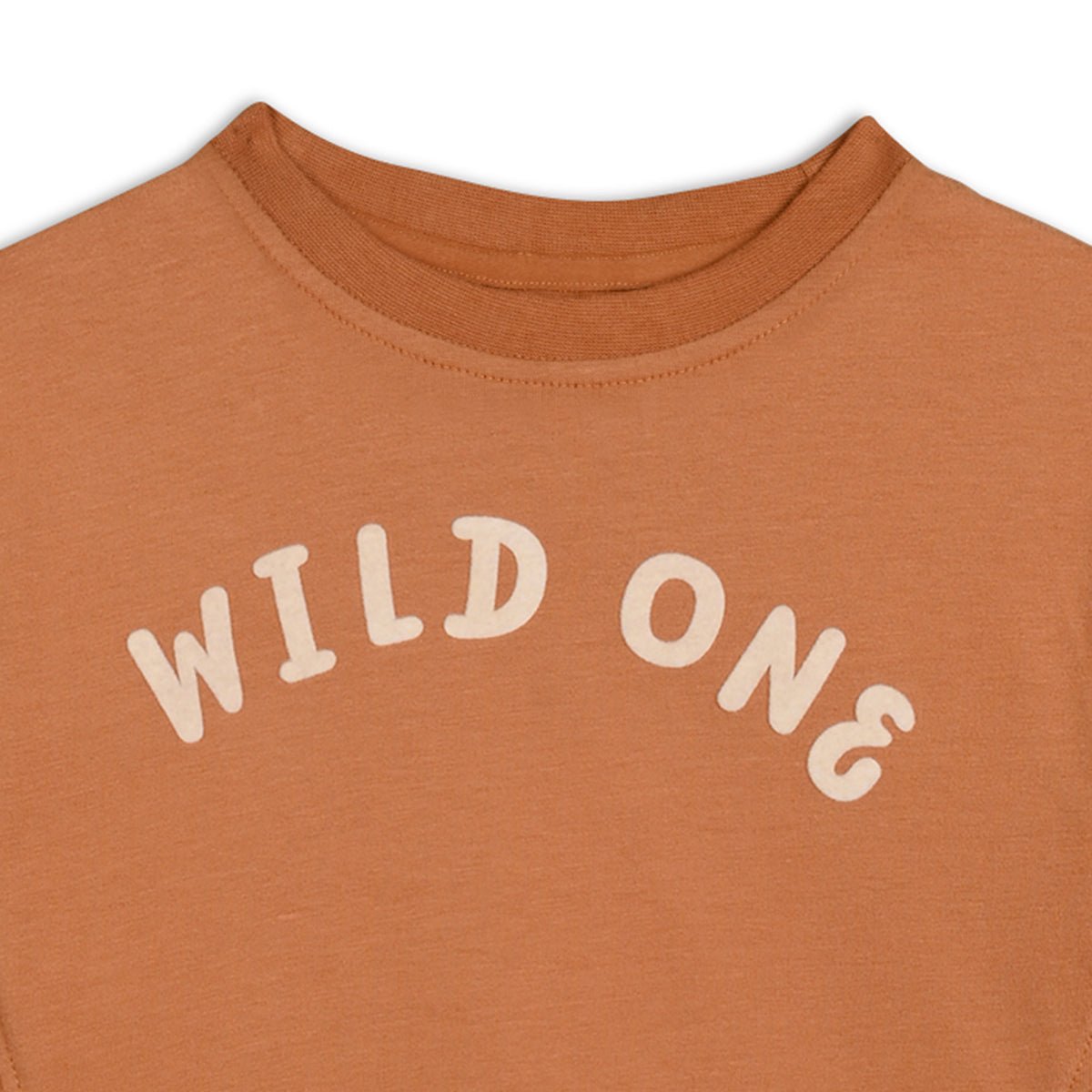 Baby Unisex Graphic Printed Top, Brown - Minicuddles