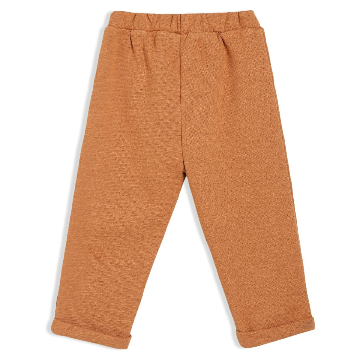 Baby Unisex Solid Knit pull - on bottom, Brown - Minicuddles